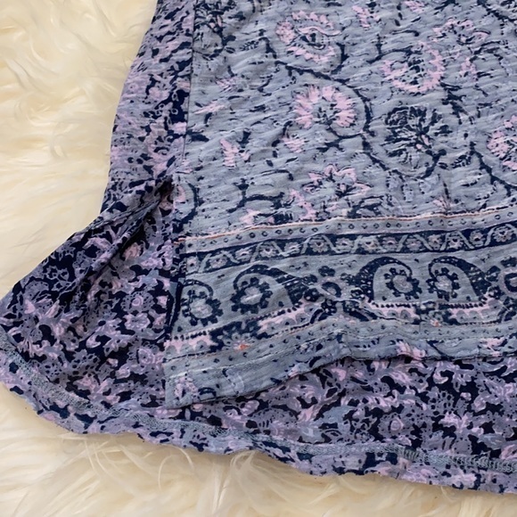 Free People High Tide Dual Print Top. XS - Picture 8 of 10